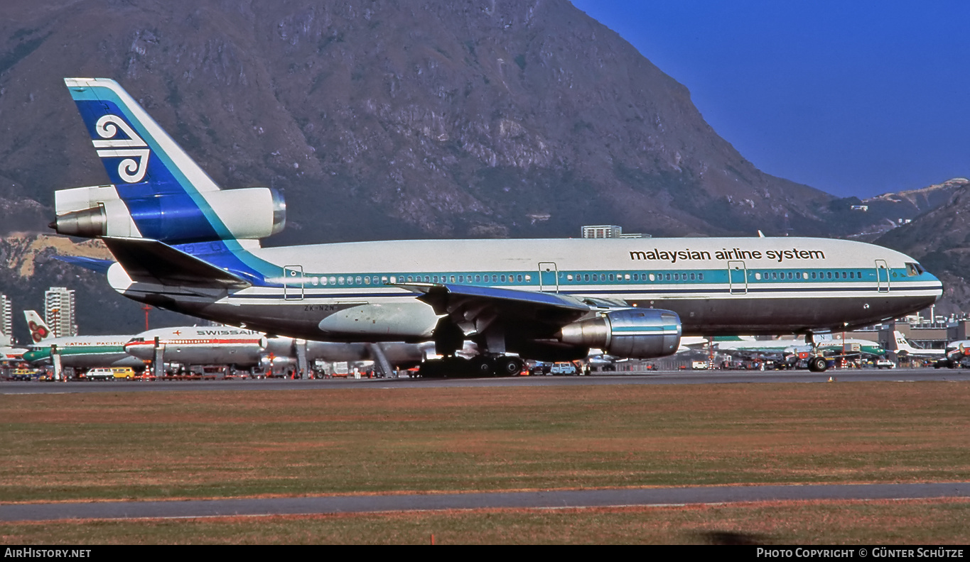 Aircraft Photo of ZK-NZN | McDonnell Douglas DC-10-30 | Malaysian Airline System - MAS | AirHistory.net #365989