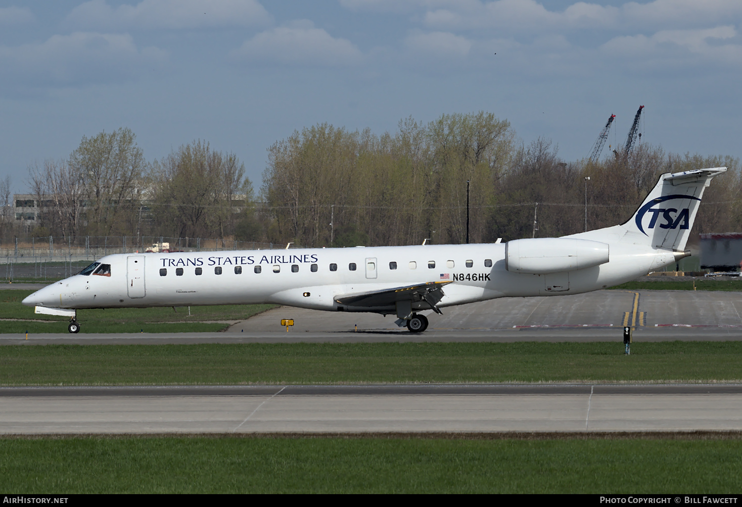 Aircraft Photo of N846HK | Embraer ERJ-145LR (EMB-145LR) | Trans States Airlines | AirHistory.net #366023