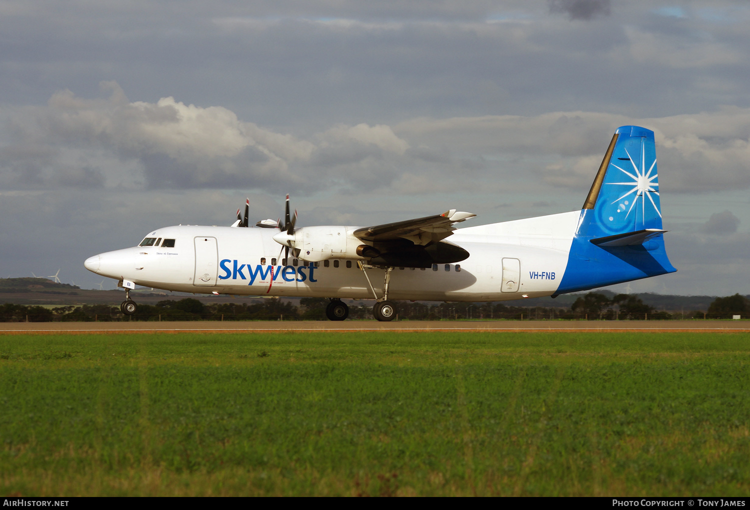 Aircraft Photo of VH-FNB | Fokker 50 | Skywest Airlines | AirHistory.net #366034