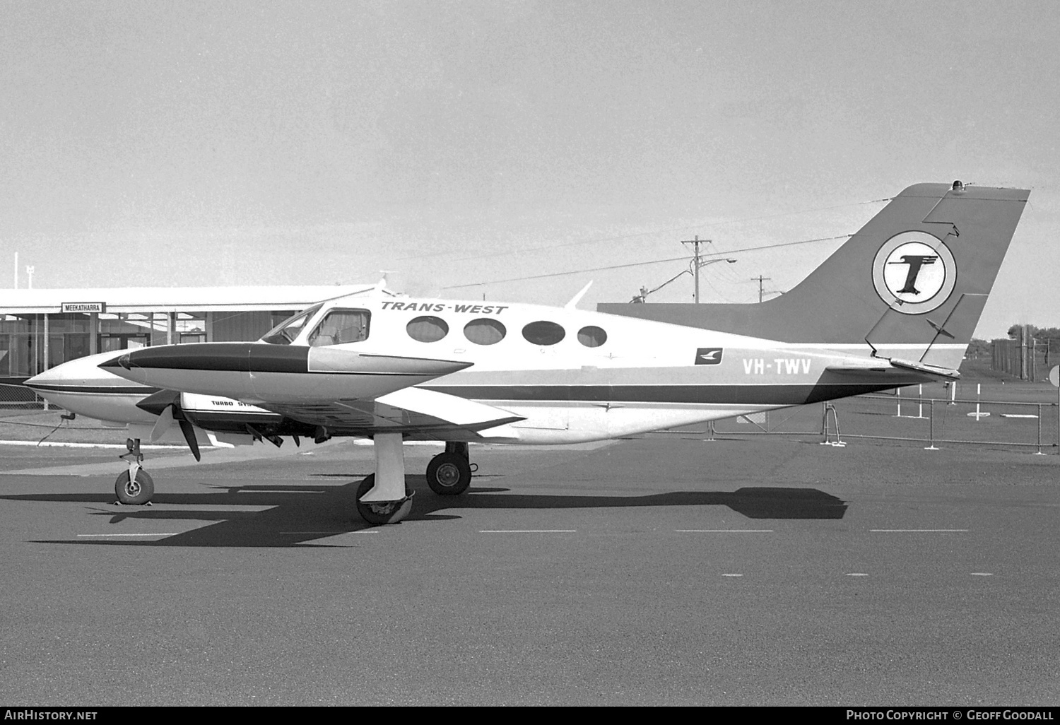 Aircraft Photo of VH-TWV | Cessna 402A | Trans West Air Charter | AirHistory.net #366037