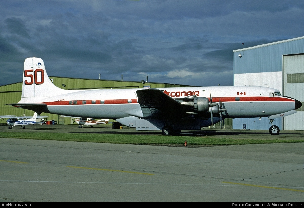 Aircraft Photo of C-GKUG | Douglas DC-6A | Conair Aviation | AirHistory.net #366055