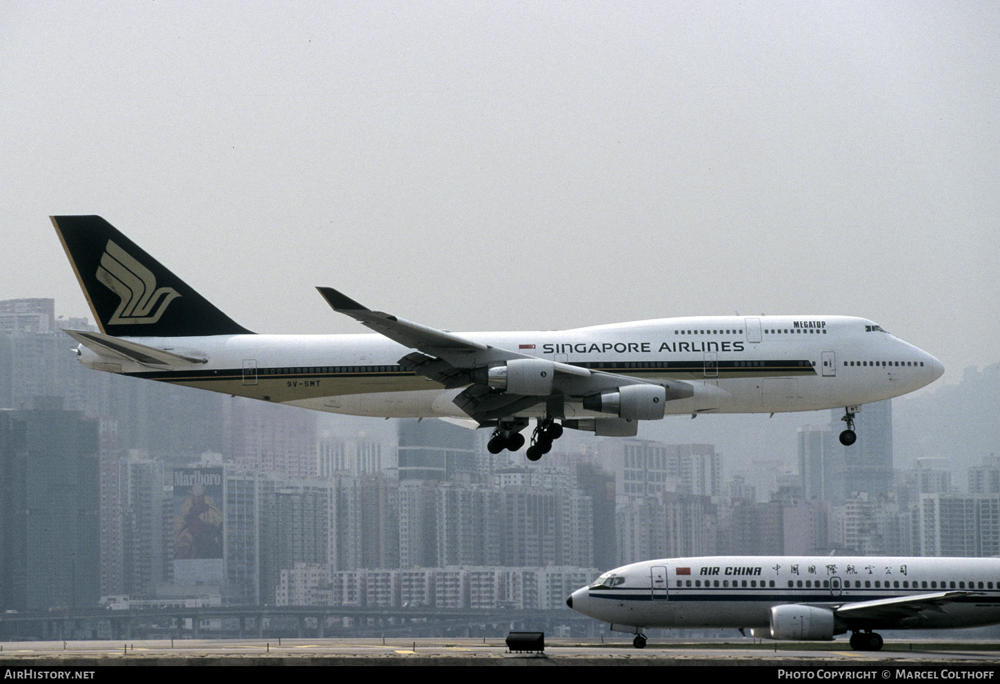 Aircraft Photo of 9V-SMT | Boeing 747-412 | Singapore Airlines | AirHistory.net #366062