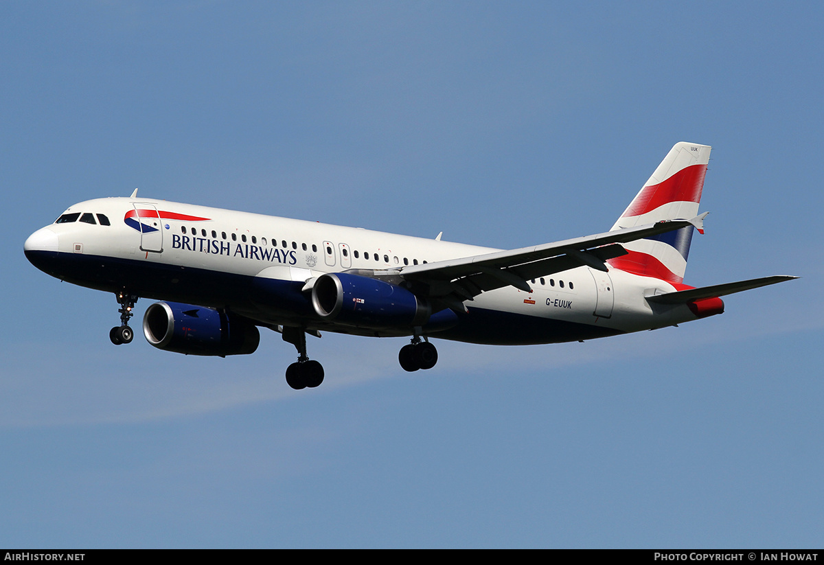 Aircraft Photo of G-EUUK | Airbus A320-232 | British Airways | AirHistory.net #366086