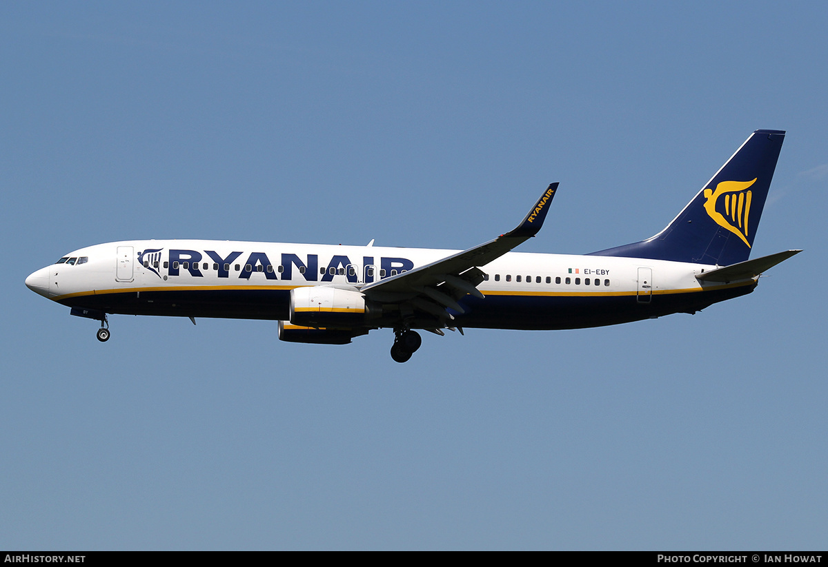 Aircraft Photo of EI-EBY | Boeing 737-8AS | Ryanair | AirHistory.net #366093