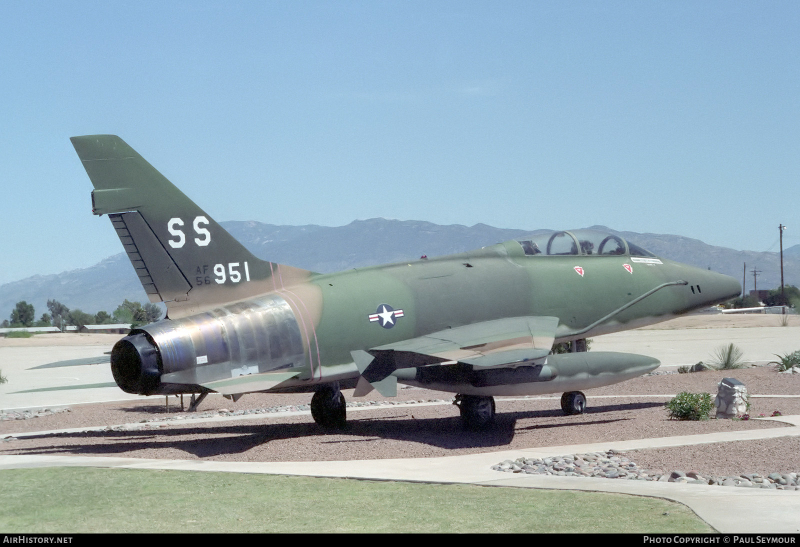 Aircraft Photo of 56-951 | North American F-100F Super Sabre | USA - Air Force | AirHistory.net #366108