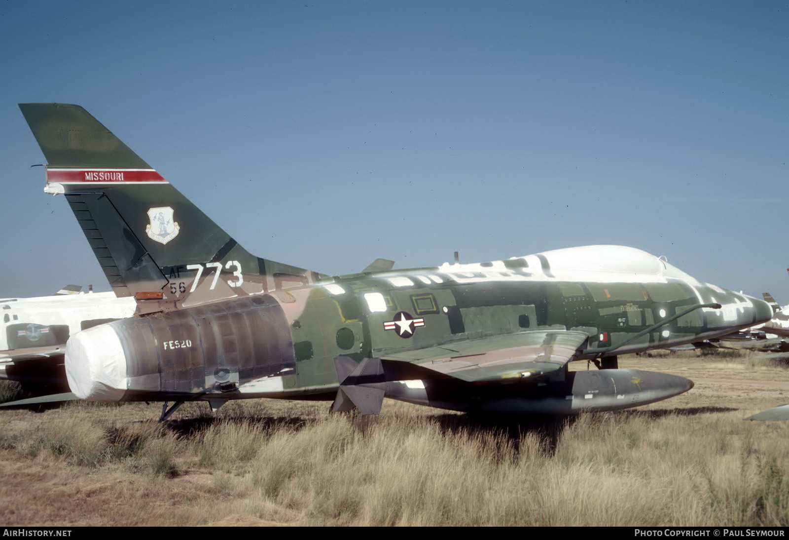 Aircraft Photo of 56-3773 / AF56-773 | North American F-100F Super Sabre | USA - Air Force | AirHistory.net #366113