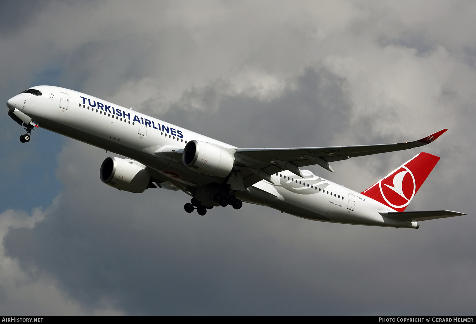 Aircraft Photo of TC-LGB | Airbus A350-941 | Turkish Airlines | AirHistory.net #366134