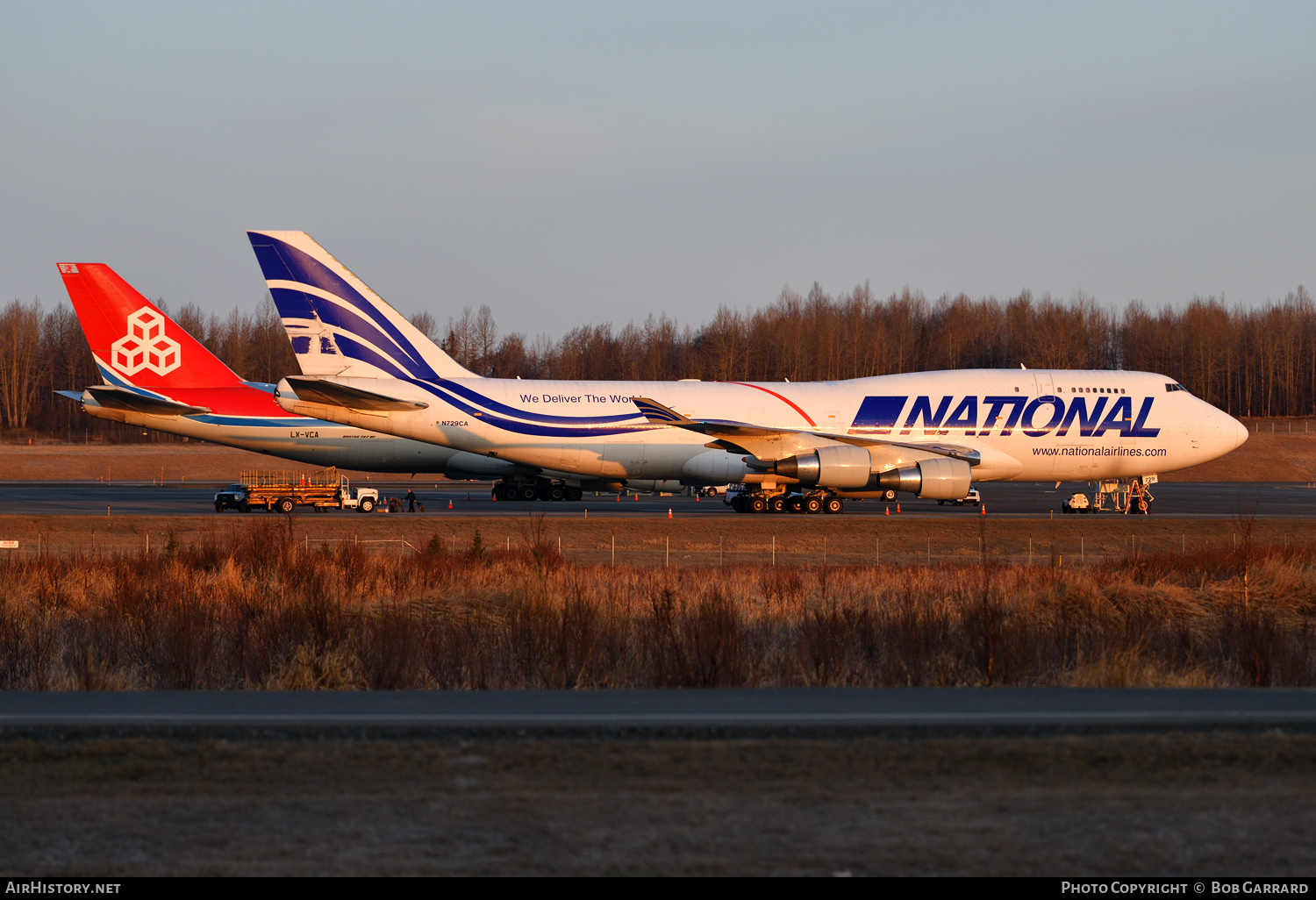 Aircraft Photo of N729CA | Boeing 747-412(BCF) | National Airlines | AirHistory.net #366136