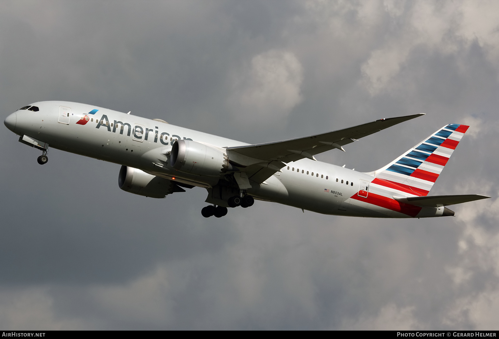 Aircraft Photo of N803AL | Boeing 787-8 Dreamliner | American Airlines | AirHistory.net #366138
