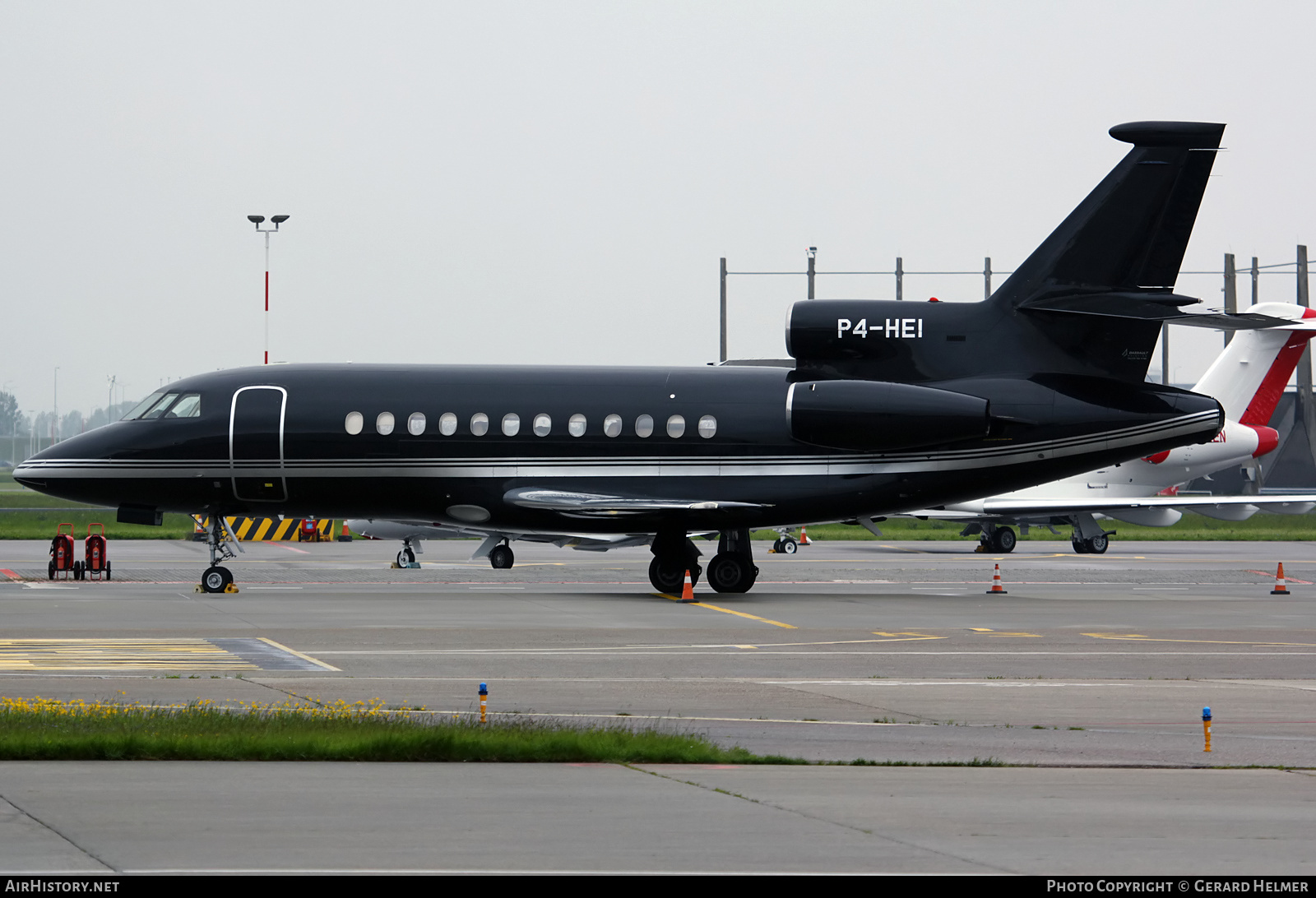 Aircraft Photo of P4-HEI | Dassault Falcon 900B | AirHistory.net #366174