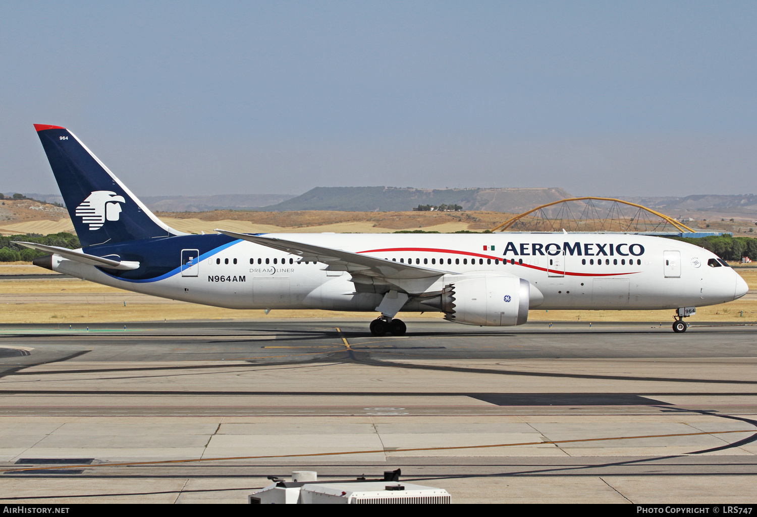 Aircraft Photo of N964AM | Boeing 787-8 Dreamliner | AeroMéxico | AirHistory.net #366183