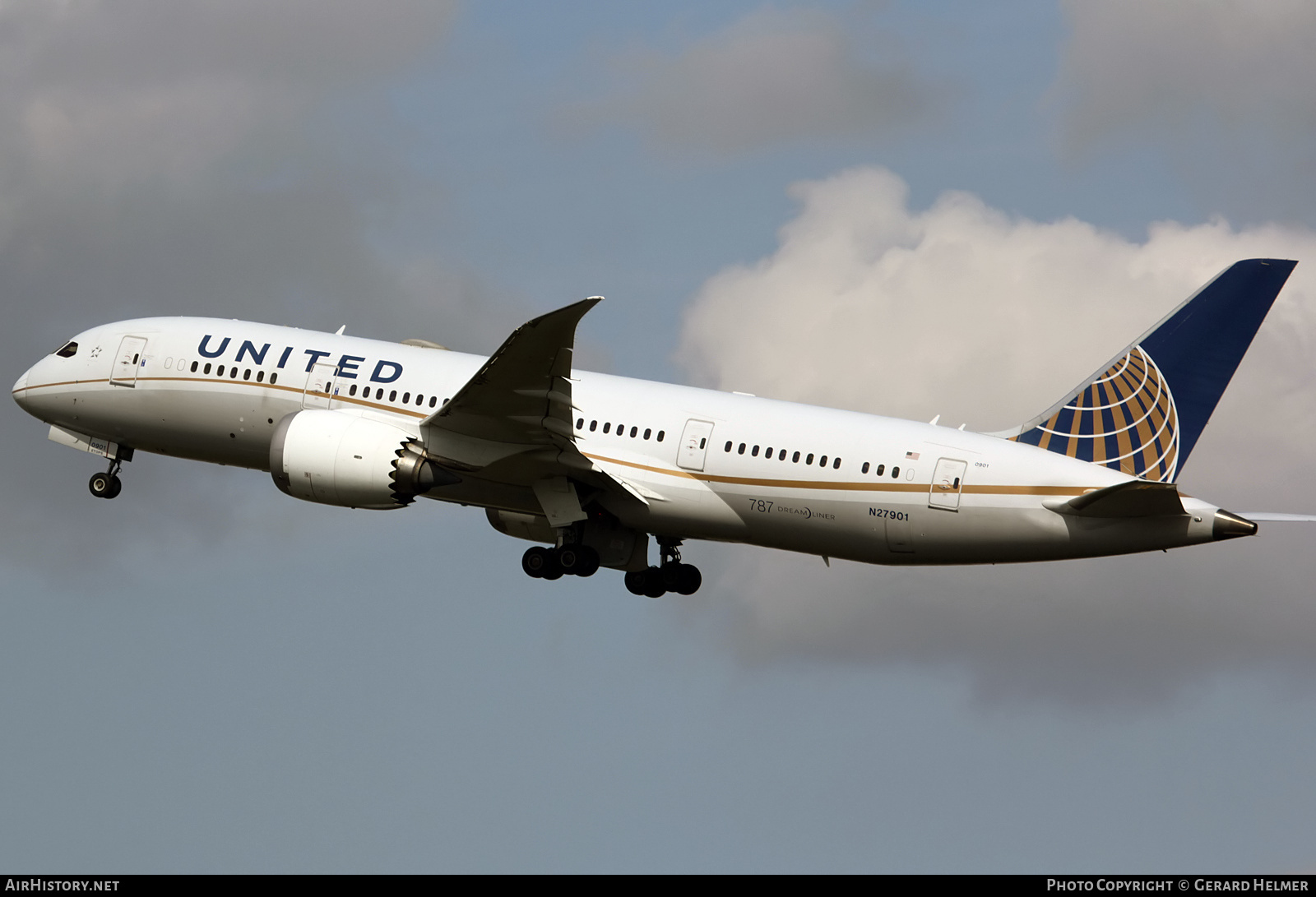 Aircraft Photo of N27901 | Boeing 787-8 Dreamliner | United Airlines | AirHistory.net #366188