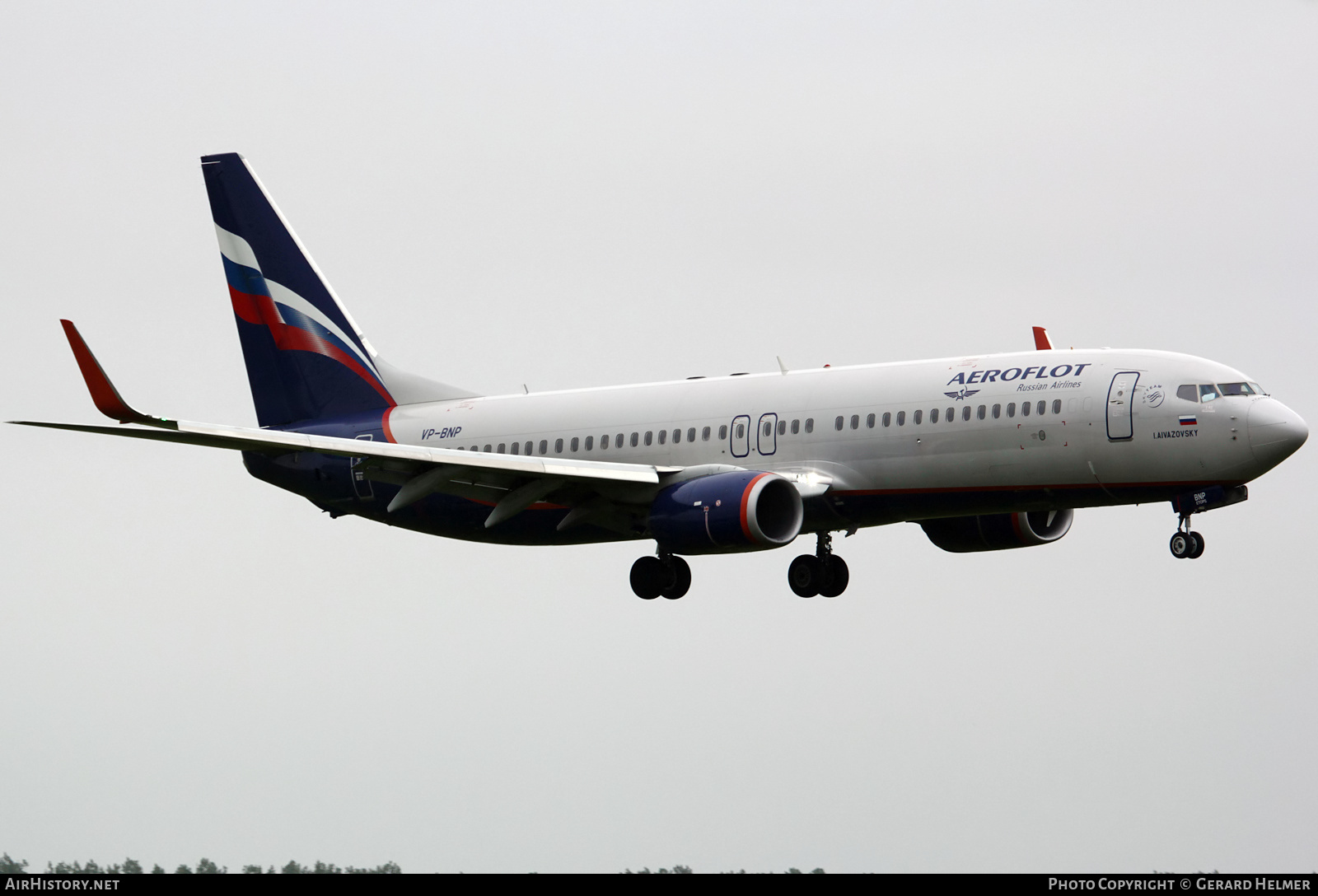 Aircraft Photo of VP-BNP | Boeing 737-8MC | Aeroflot - Russian Airlines | AirHistory.net #366190