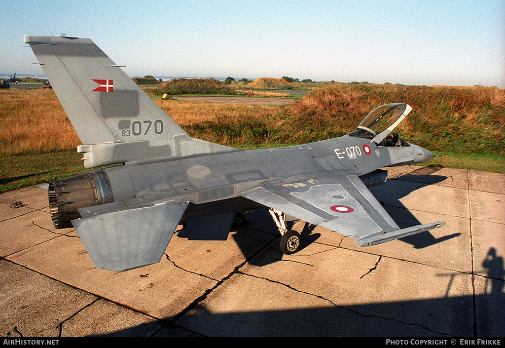 Aircraft Photo of E-070 | General Dynamics F-16A Fighting Falcon | Denmark - Air Force | AirHistory.net #366195