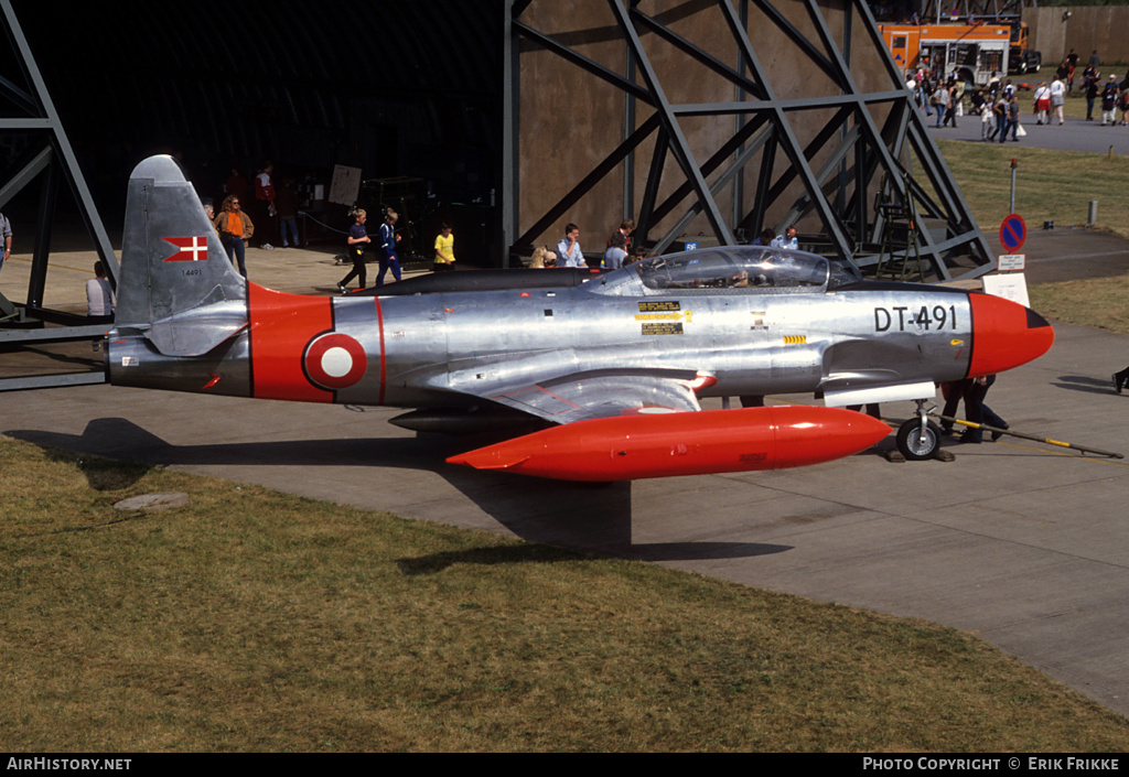 Aircraft Photo of DT-491 / 14491 | Lockheed T-33A | Denmark - Air Force | AirHistory.net #366196