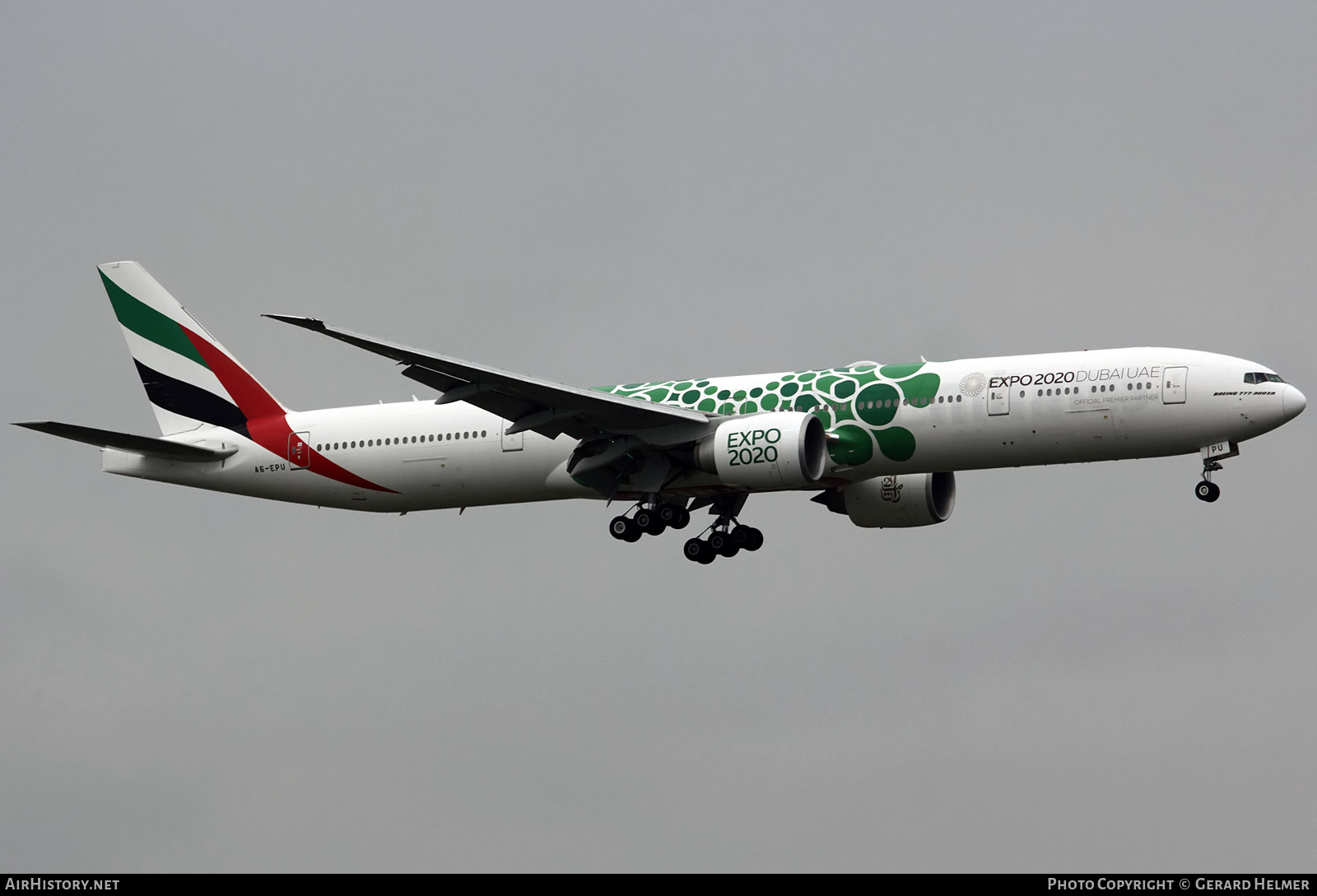 Aircraft Photo of A6-EPU | Boeing 777-300/ER | Emirates | AirHistory.net #366201