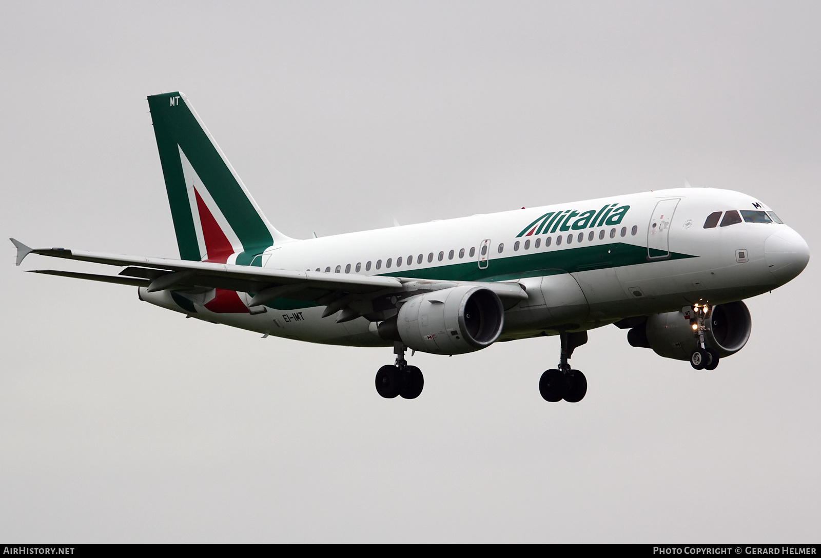 Aircraft Photo of EI-IMT | Airbus A319-111 | Alitalia | AirHistory.net #366204