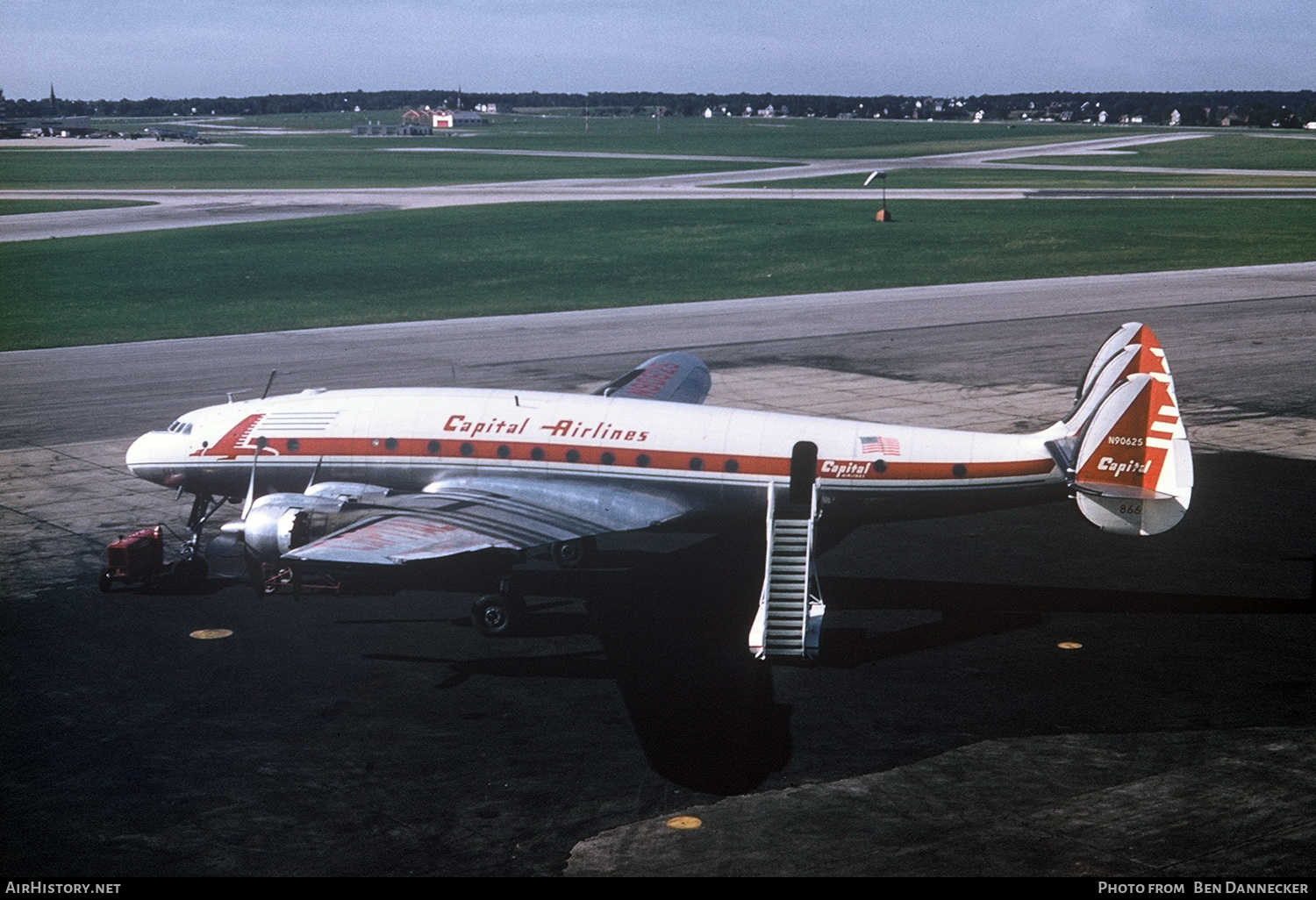 Aircraft Photo of N90625 | Lockheed L-749A Constellation | Capital Airlines | AirHistory.net #366206