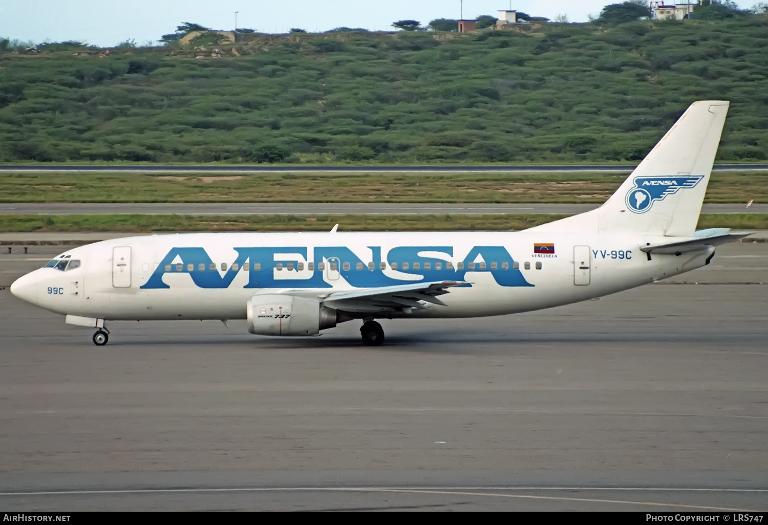 Aircraft Photo of YV-99C | Boeing 737-3Y0 | Avensa - Aerovías Venezolanas | AirHistory.net #366237
