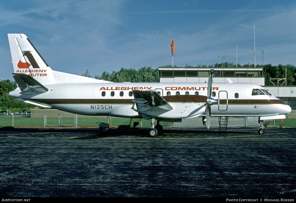 Aircraft Photo of N125CH | Saab 340A | Allegheny Commuter | AirHistory.net #366238