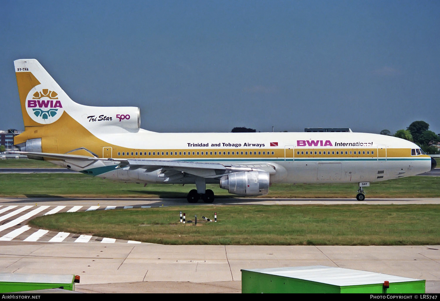 Aircraft Photo of 9Y-THA | Lockheed L-1011-385-3 TriStar 500 | BWIA International - Trinidad and Tobago Airways | AirHistory.net #366245