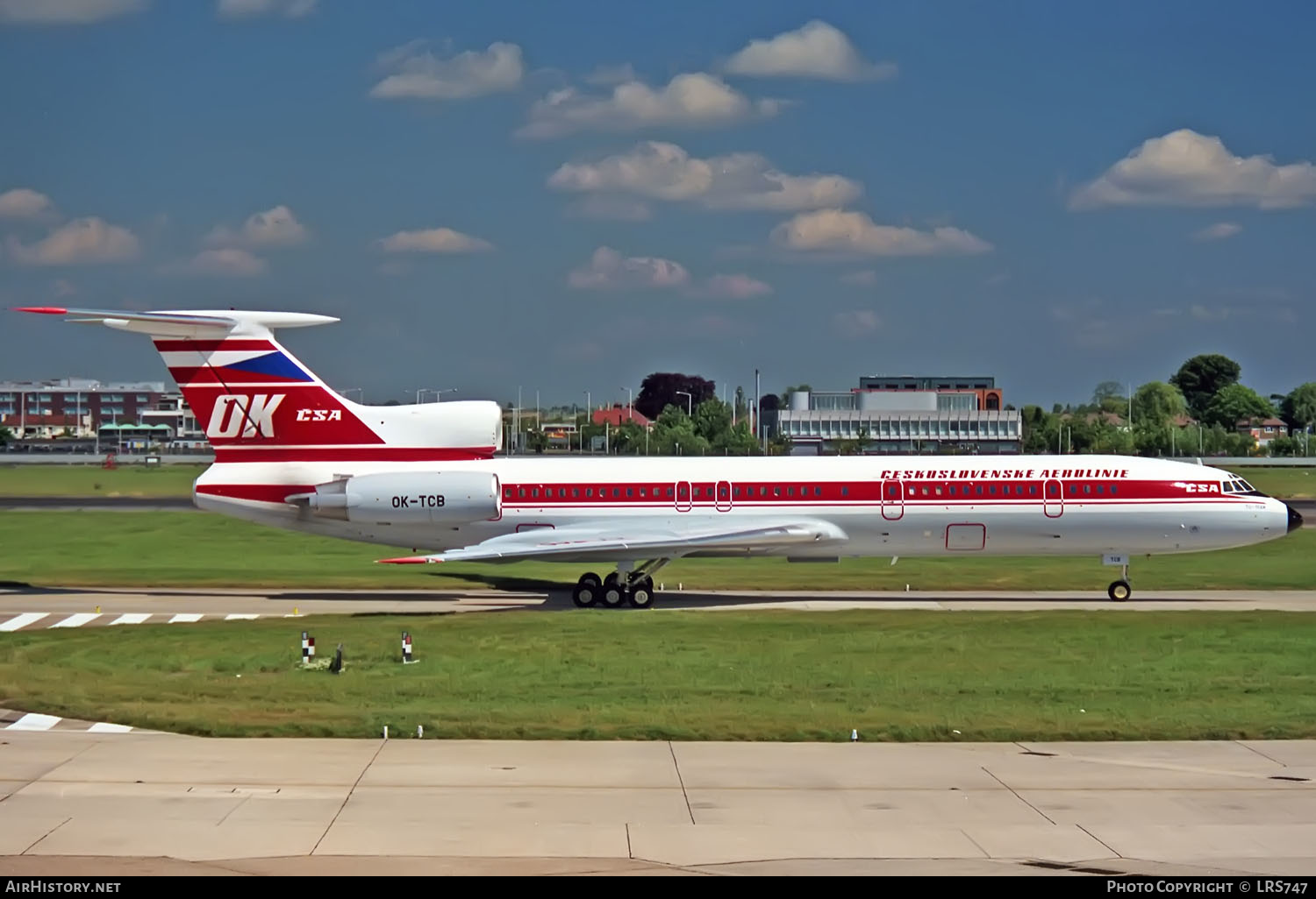 Aircraft Photo of OK-TCB | Tupolev Tu-154M | ČSA - Československé Aerolinie - Czechoslovak Airlines | AirHistory.net #366246