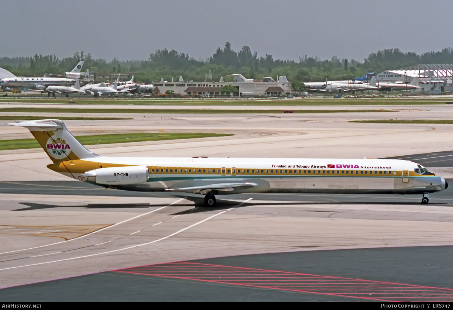 Aircraft Photo of 9Y-THN | McDonnell Douglas MD-83 (DC-9-83) | BWIA International - Trinidad and Tobago Airways | AirHistory.net #366261