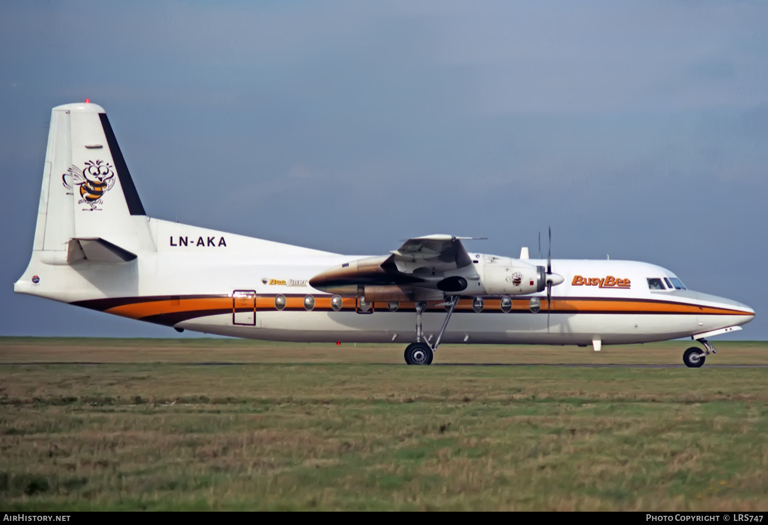 Aircraft Photo of LN-AKA | Fokker F27-200 Friendship | Busy Bee of Norway | AirHistory.net #366262