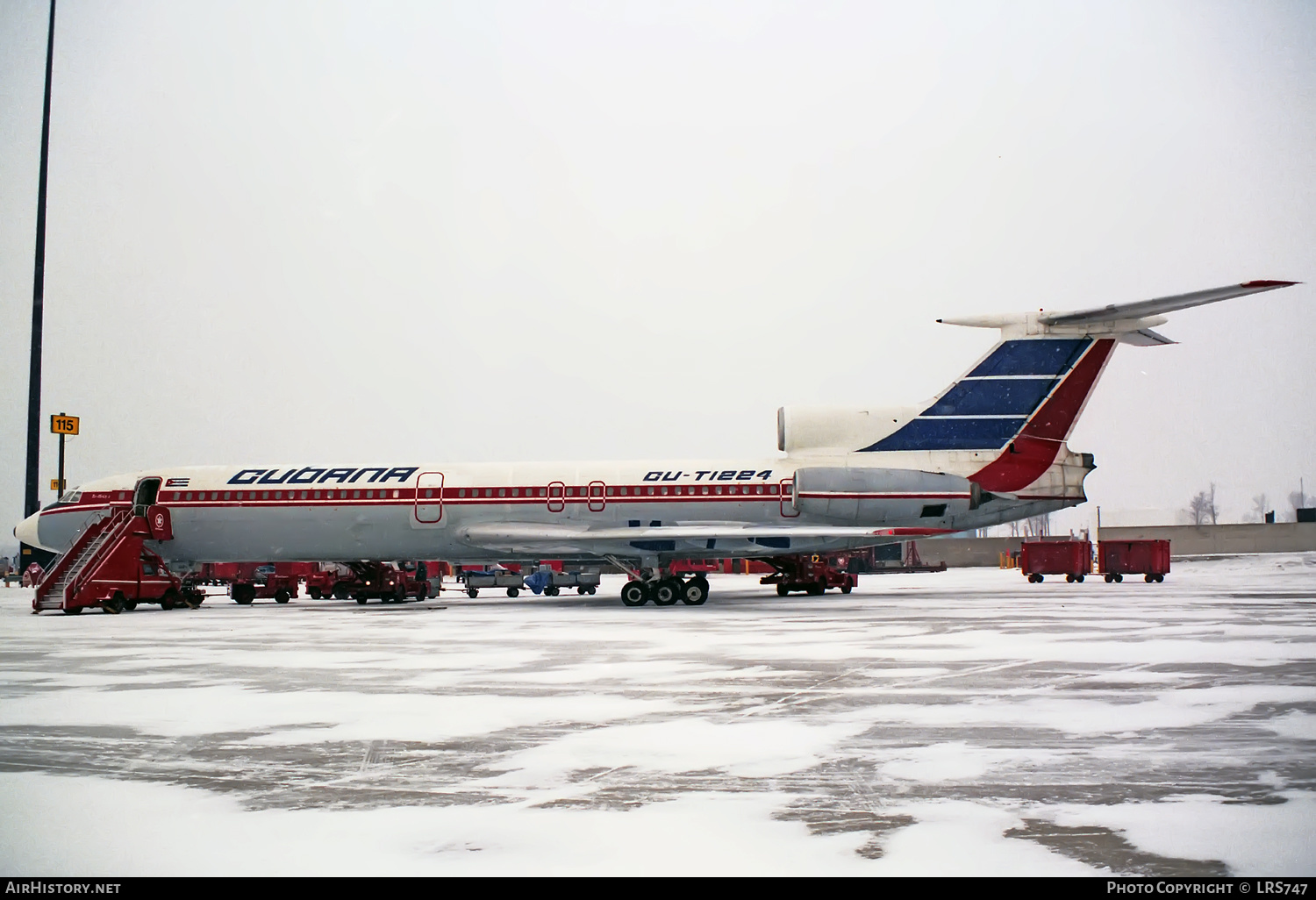Aircraft Photo of CU-T1224 | Tupolev Tu-154B-2 | Cubana | AirHistory.net #366264