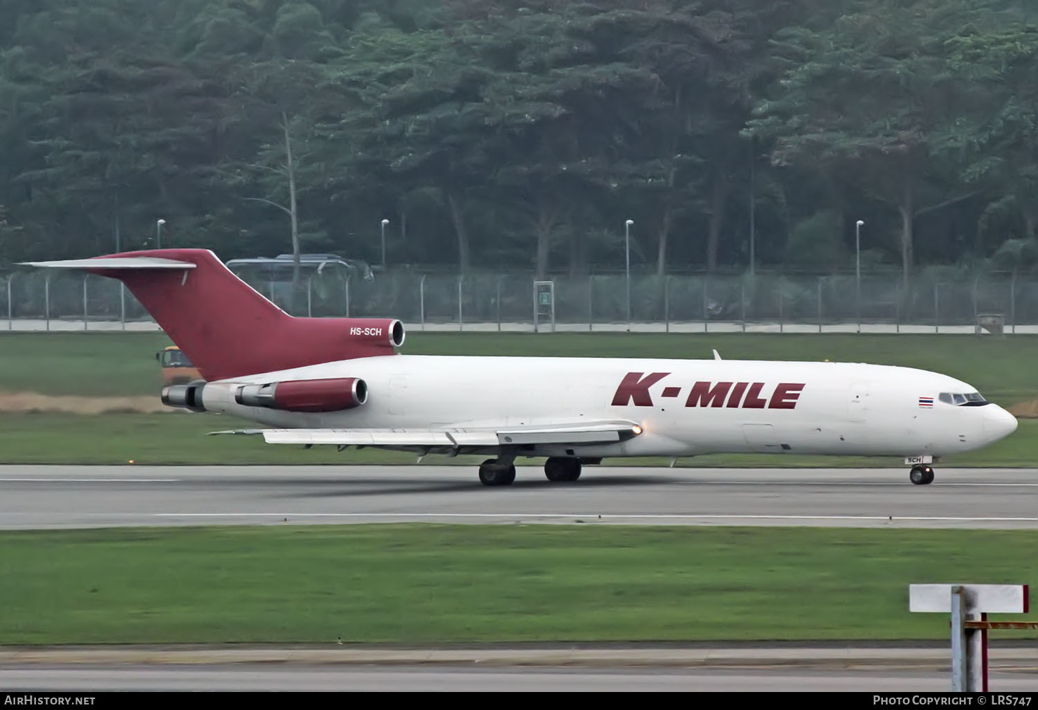 Aircraft Photo of HS-SCH | Boeing 727-247/Adv(F) | K-Mile Air | AirHistory.net #366350