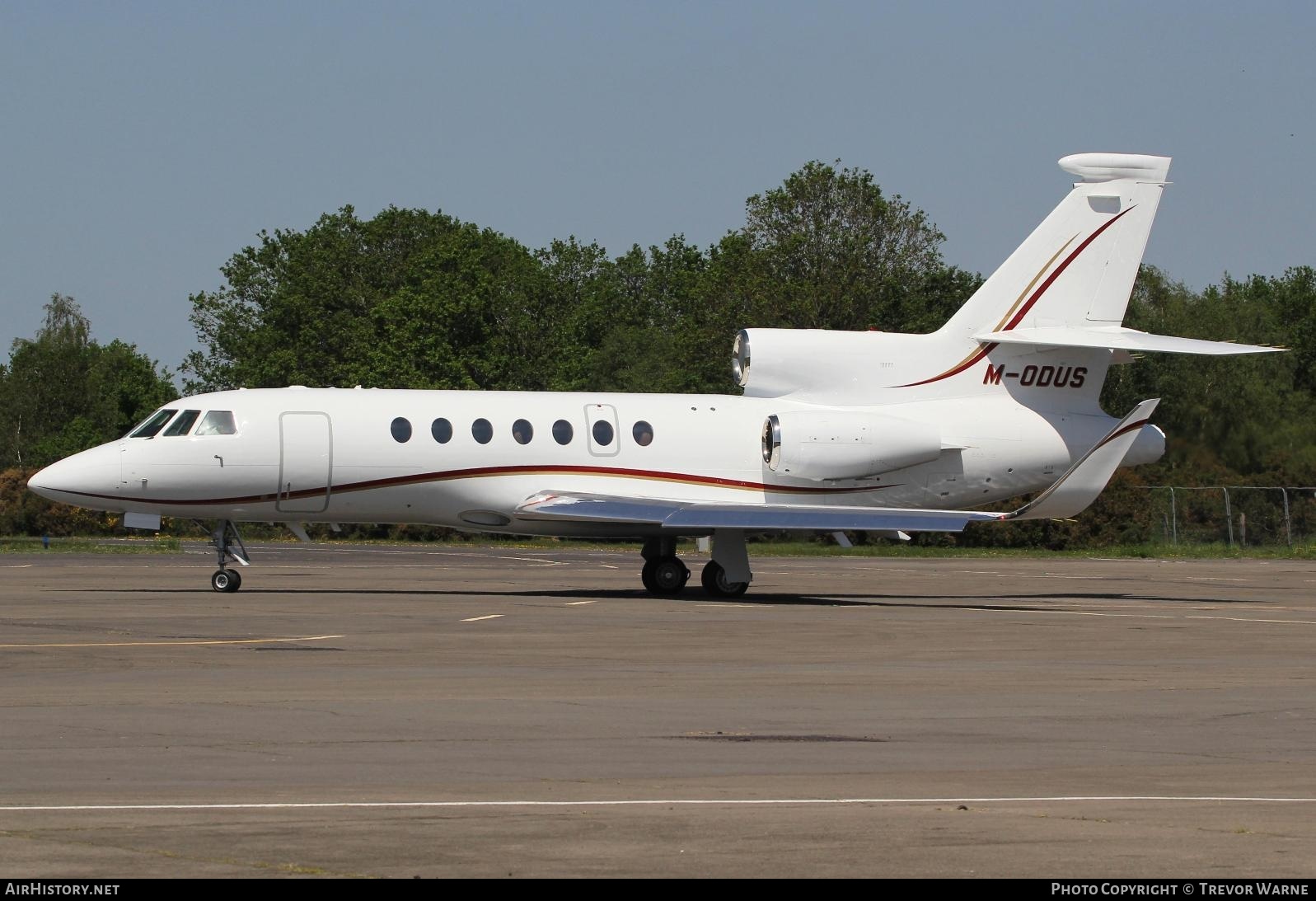 Aircraft Photo of M-ODUS | Dassault Falcon 50EX | AirHistory.net #366353