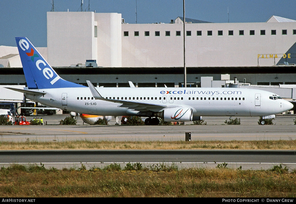 Aircraft Photo of ZS-SJG | Boeing 737-8BG | Excel Airways | AirHistory.net #366356