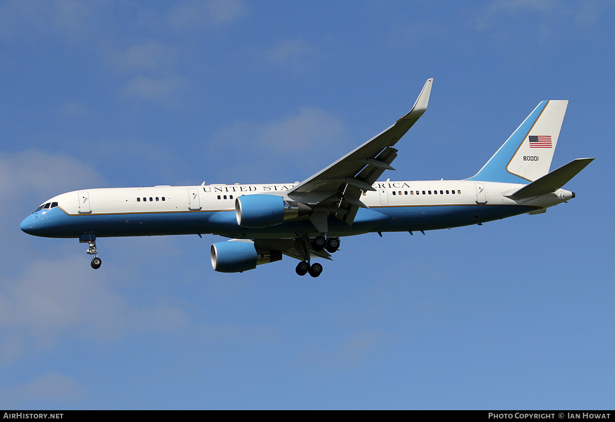 Aircraft Photo of 98-0001 / 80001 | Boeing C-32A (757-200) | USA - Air Force | AirHistory.net #366358