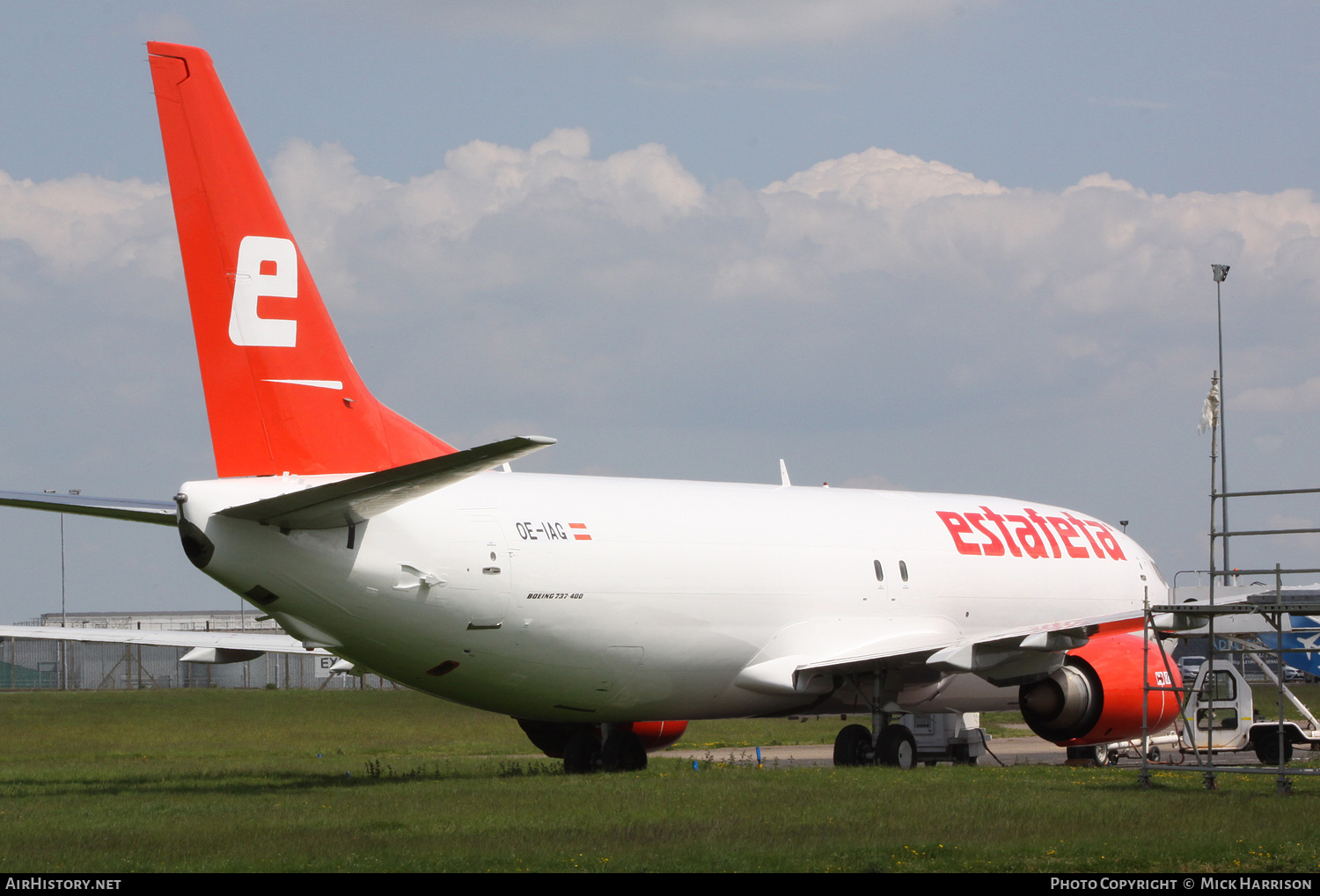 Aircraft Photo of OE-IAG | Boeing 737-408(SF) | Estafeta Carga Aerea | AirHistory.net #366364