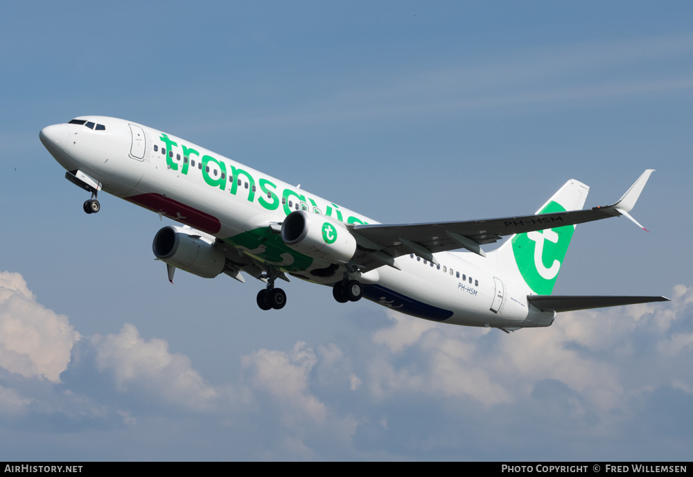 Aircraft Photo of PH-HSM | Boeing 737-8K2 | Transavia | AirHistory.net #366373