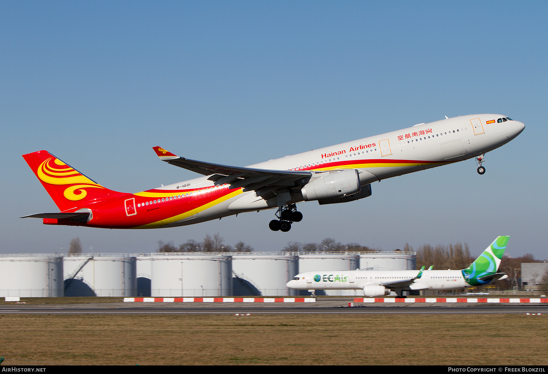 Aircraft Photo of B-1021 | Airbus A330-343E | Hainan Airlines | AirHistory.net #366382