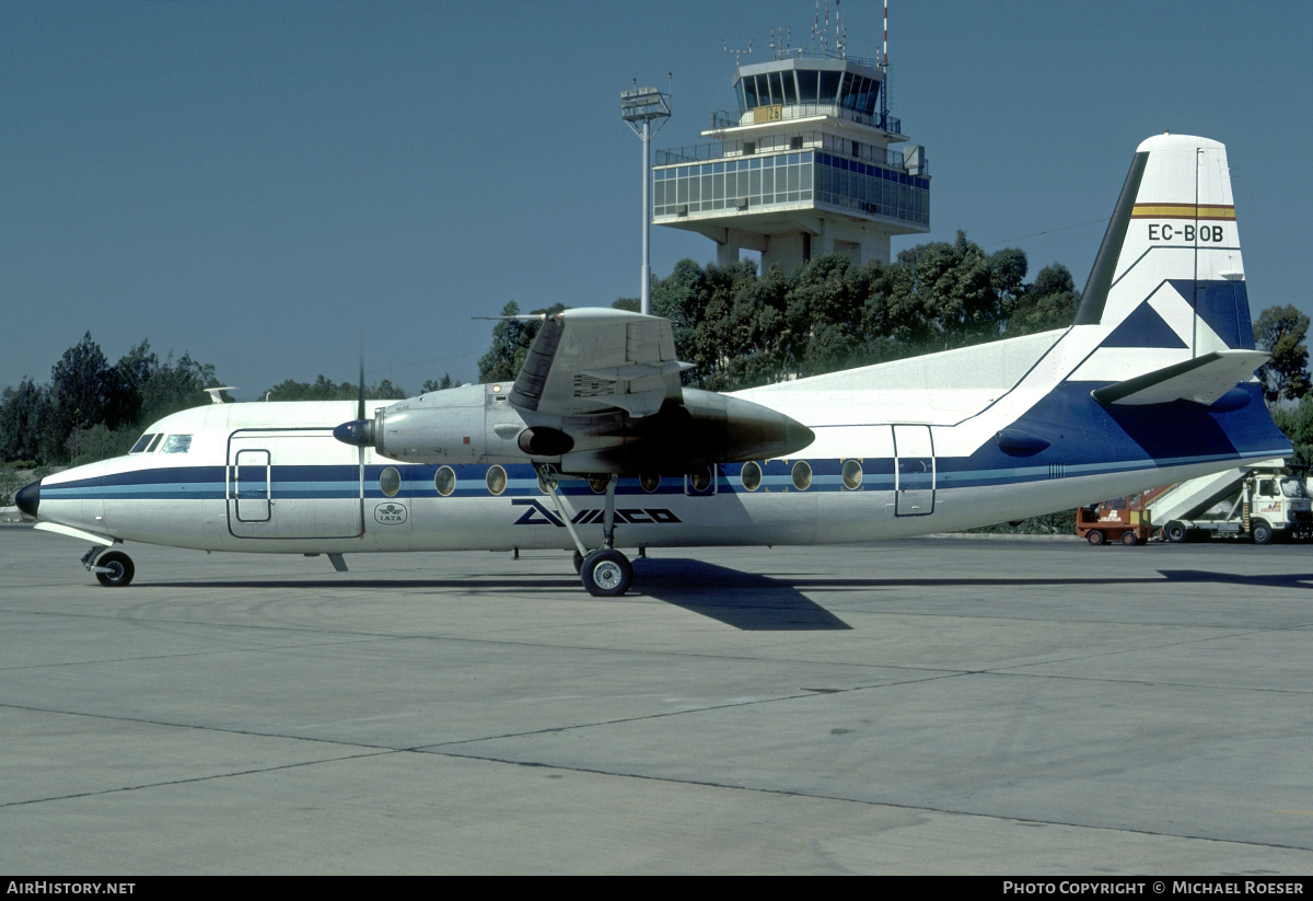 Aircraft Photo of EC-BOB | Fokker F27-600 Friendship | Aviaco | AirHistory.net #366384