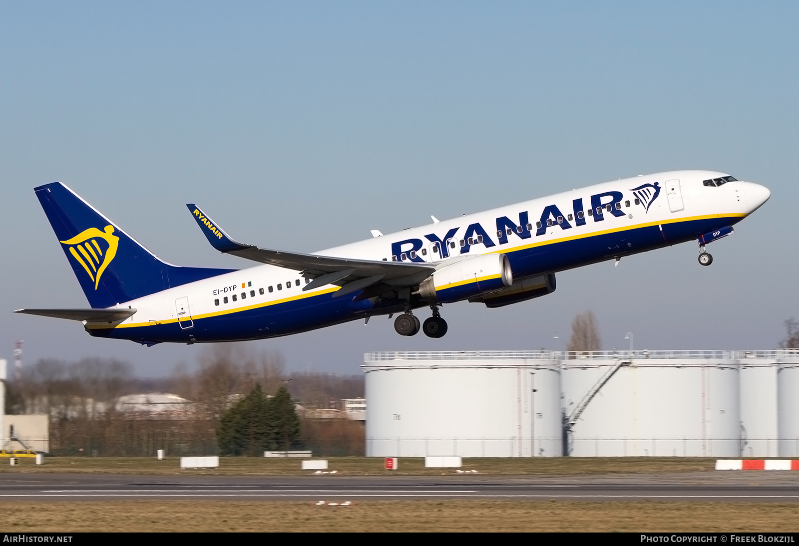 Aircraft Photo of EI-DYP | Boeing 737-8AS | Ryanair | AirHistory.net #366390