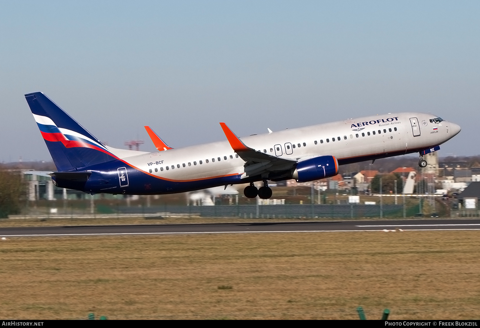 Aircraft Photo of VP-BCF | Boeing 737-8LJ | Aeroflot - Russian Airlines | AirHistory.net #366391