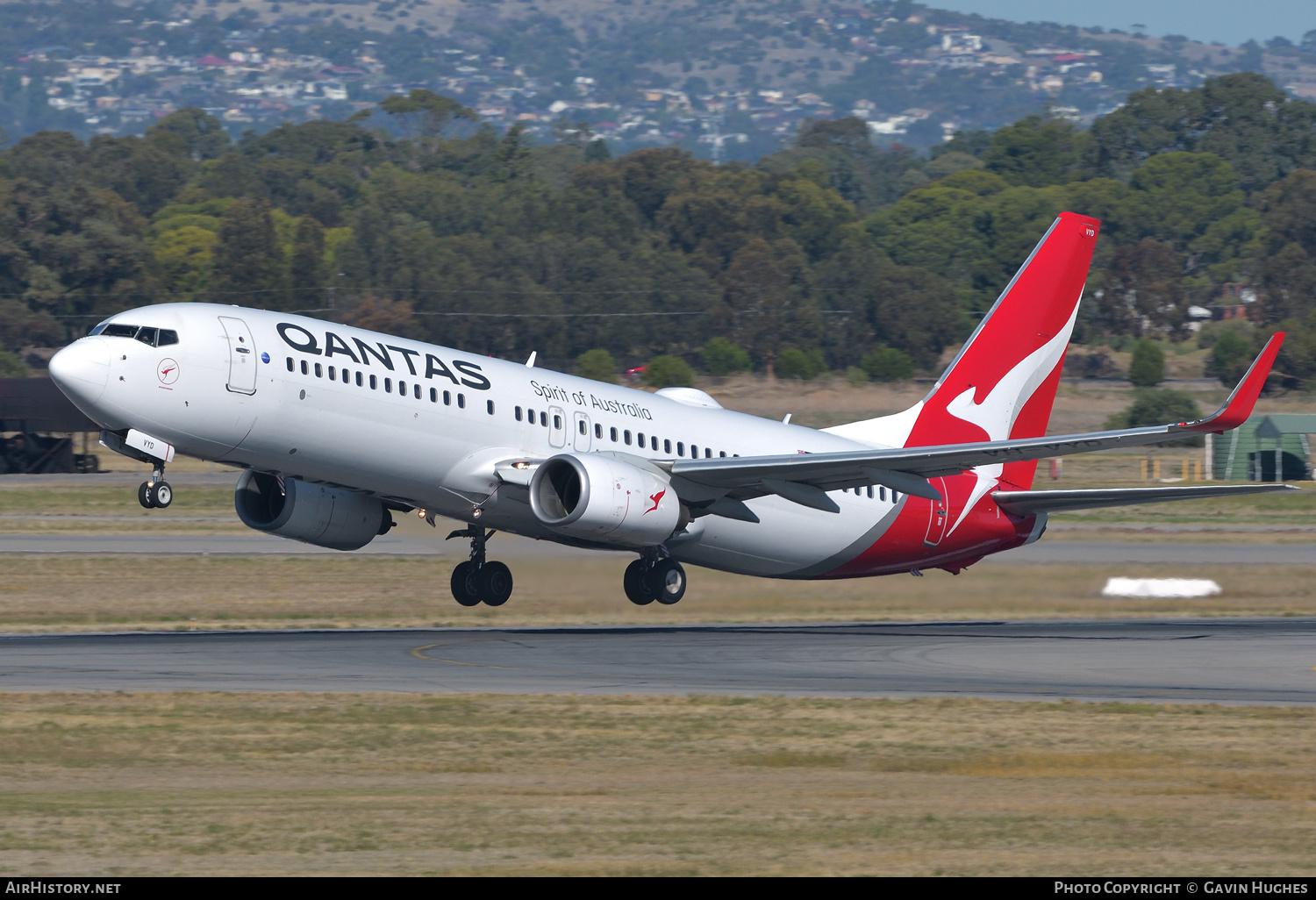 Aircraft Photo of VH-VYD | Boeing 737-838 | Qantas | AirHistory.net #366395