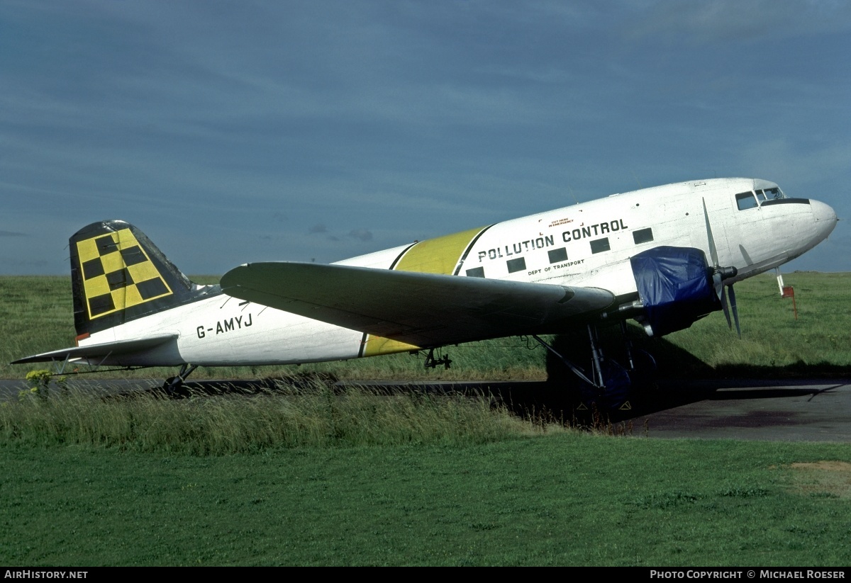 Aircraft Photo of G-AMYJ | Douglas C-47B Dakota Mk.4 | Department of Transport - Pollution Control | AirHistory.net #366403