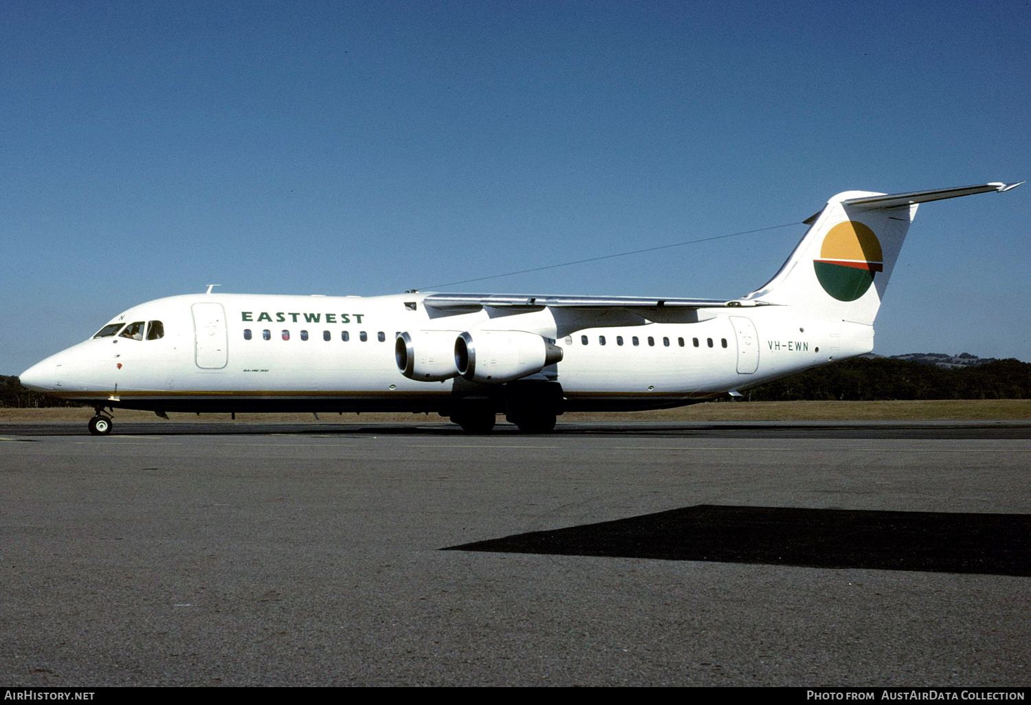 Aircraft Photo of VH-EWN | British Aerospace BAe-146-300 | East-West Airlines | AirHistory.net #366405