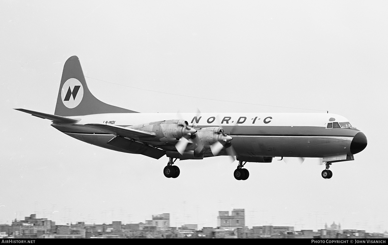 Aircraft Photo of LN-MOI | Lockheed L-188A(F) Electra | Nordic Air | AirHistory.net #366419