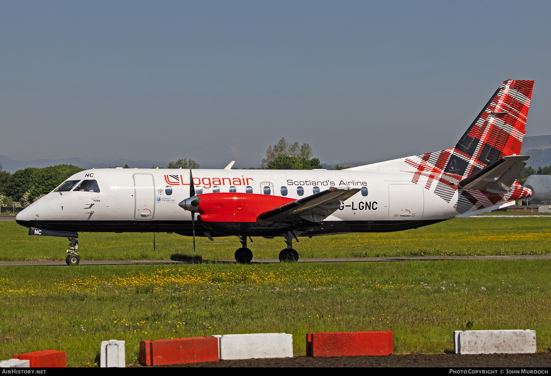 Aircraft Photo of G-LGNC | Saab 340B | Loganair | AirHistory.net #366433