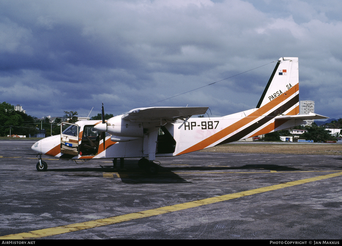 Aircraft Photo of HP-987 | Britten-Norman BN-2A Islander | PARSA | AirHistory.net #366465