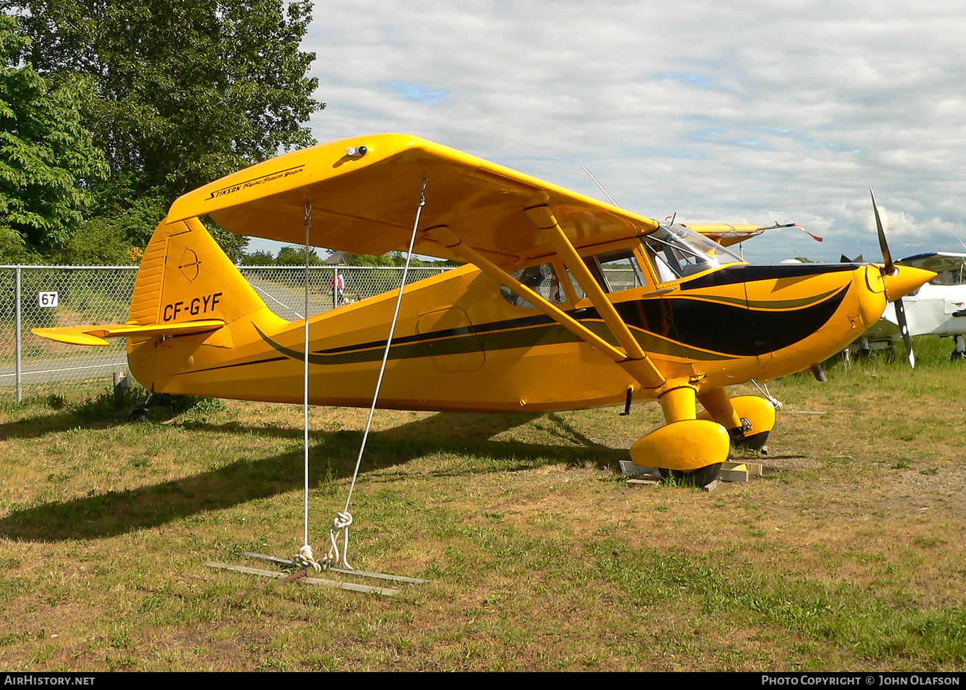 Aircraft Photo of CF-GYF | Stinson 108 | AirHistory.net #366468
