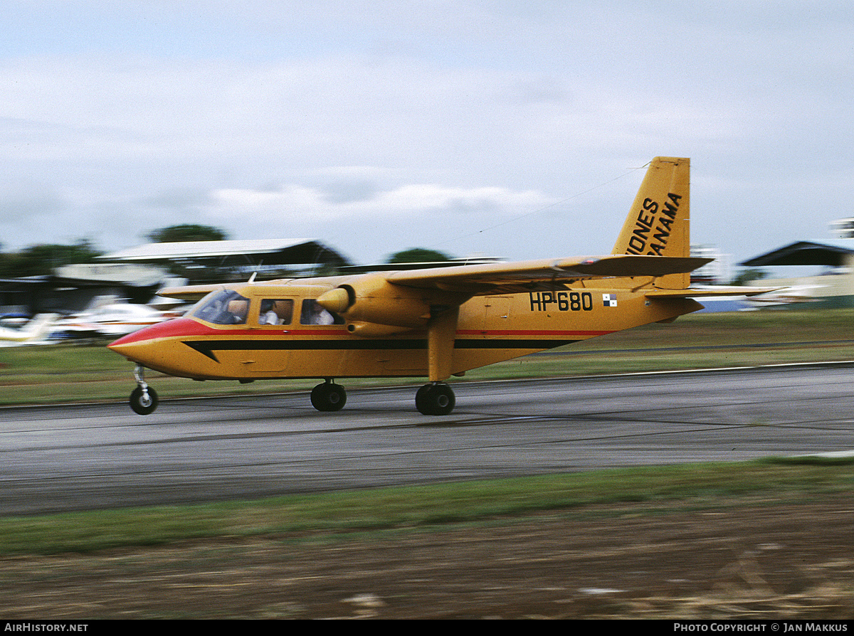 Aircraft Photo of HP-680 | Britten-Norman BN-2A-3 Islander | Aviones de Panamá | AirHistory.net #366475