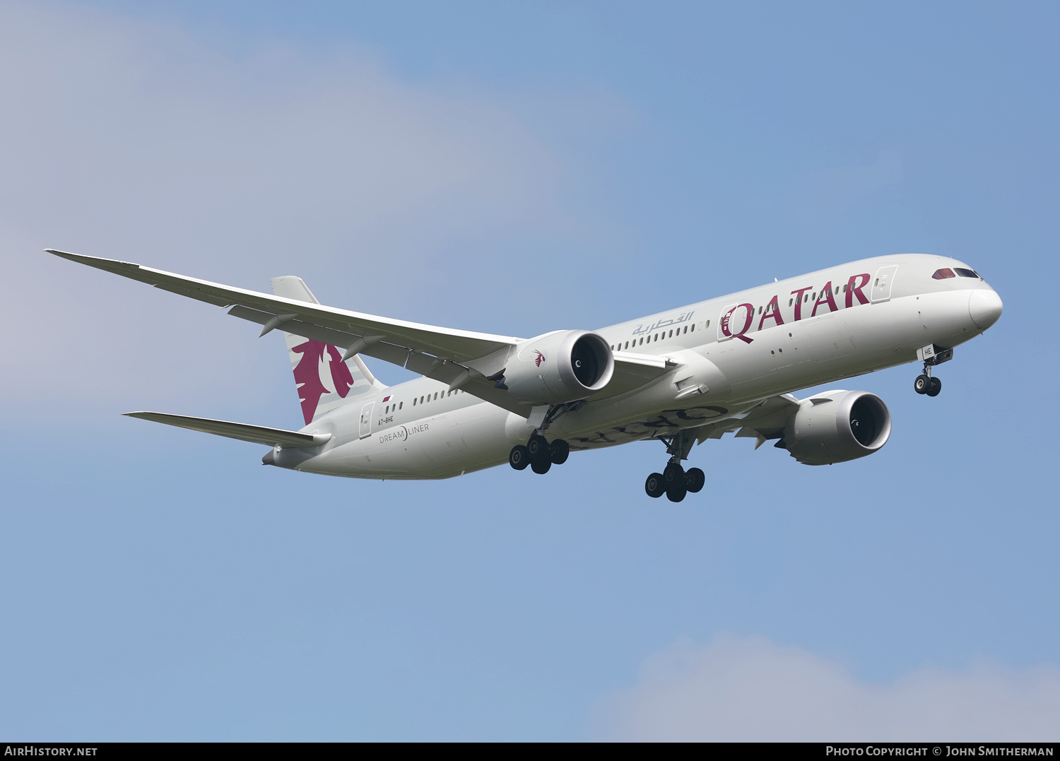 Aircraft Photo of A7-BHE | Boeing 787-9 Dreamliner | Qatar Airways | AirHistory.net #366476