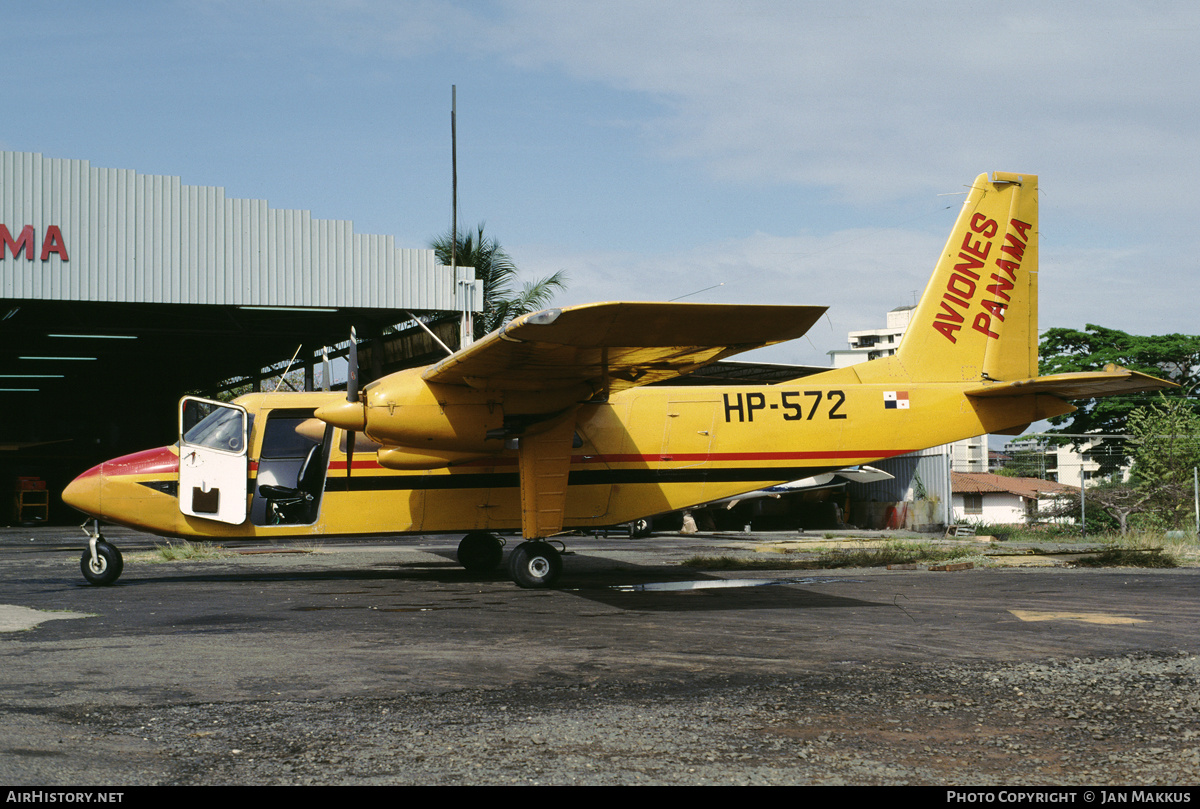 Aircraft Photo of HP-572 | Britten-Norman BN-2A-6 Islander | Aviones de Panamá | AirHistory.net #366477