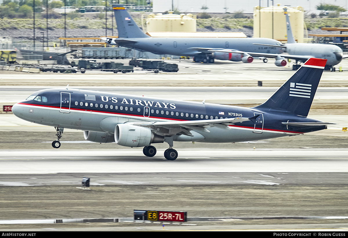 Aircraft Photo of N753US | Airbus A319-112 | US Airways | AirHistory.net #366483